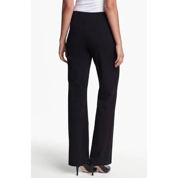 Eileen Fisher - Straight Leg (WIDER LEG) Ankle Pants in Viscose Stretch Ponte, S - Picture 9 of 12